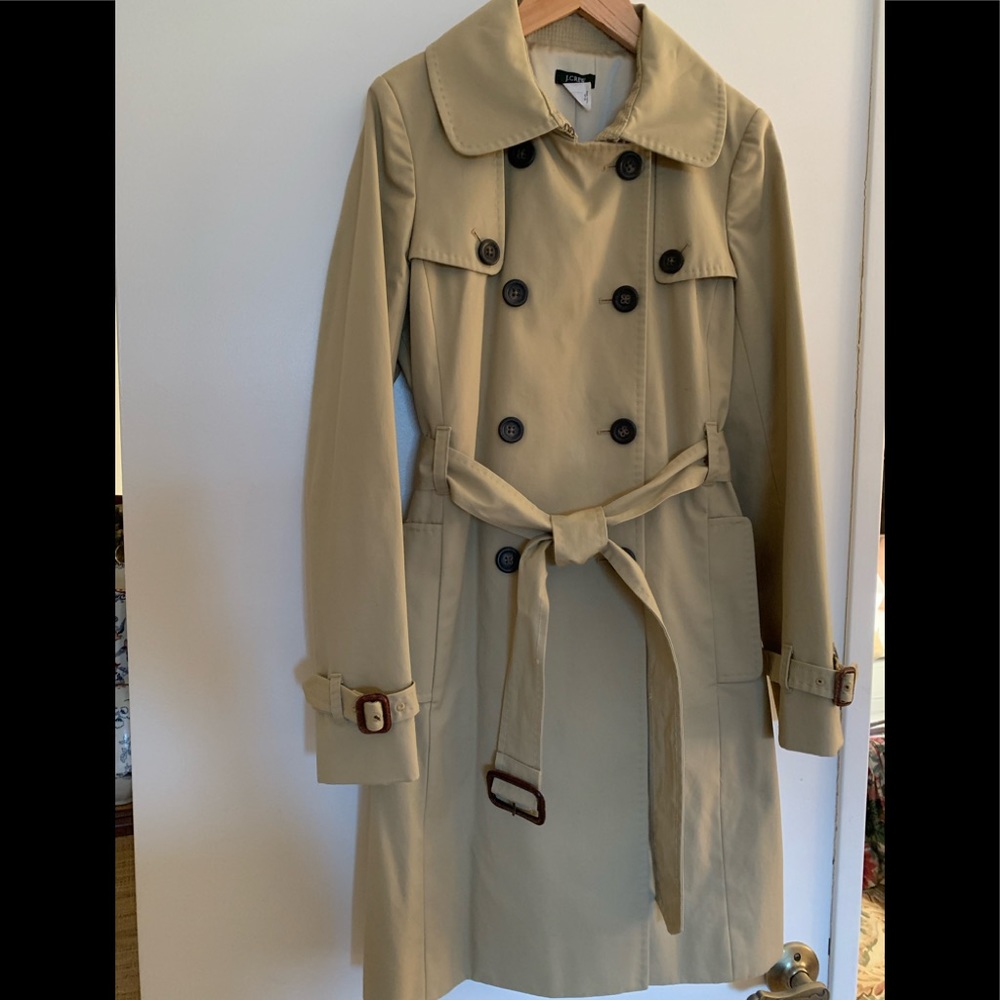 JCrew Classic Trench Coat SZ 4
